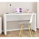 Ver imagem 6 de Mesa Escrivaninha Para Escritorio Me4135 Branco Branco
