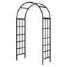 Pergolado Arco De Ferro Omega Para Jardim e Eventos 2,30m X 1,40m - 1
