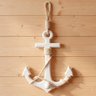 Âncora Marítima Náutica Decoração Casa de Praia Mar 18x15cm - 3