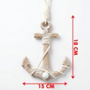Ver imagem 5 de Âncora Marítima Náutica Decoração Casa de Praia Mar 18x15cm
