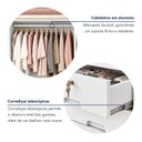 Ver imagem 6 de Guarda Roupa Casal 3 Portas de Correr 6 Gavetas com Espelho e Detalhe Ripado 100% MDF Vitória