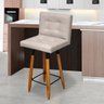 Banqueta Grace Para Cozinha Gourmet Ou Balcão Área Gourmet Pés Palito Corino - 1
