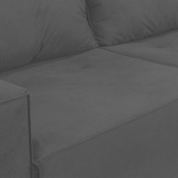 Sofá 2 Lugares Onix 1,80M para Sala Confortavel Sued Herrero:Cinza - 5