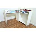 Ver imagem 4 de Mesa em L Manicure e Atendimento Branca