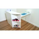 Ver imagem 5 de Mesa em L Manicure e Atendimento Branca