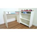 Ver imagem 3 de Mesa em L Manicure e Atendimento Branca