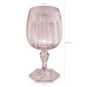 Ver imagem 3 de Taça Para Água Tomar Suco 350ml Poliestireno UZ Samba Transparente Rosa