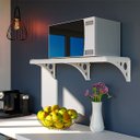Ver mais imagens de Prateleira Multiuso Branca Com Suporte | 100x30cm | Astra