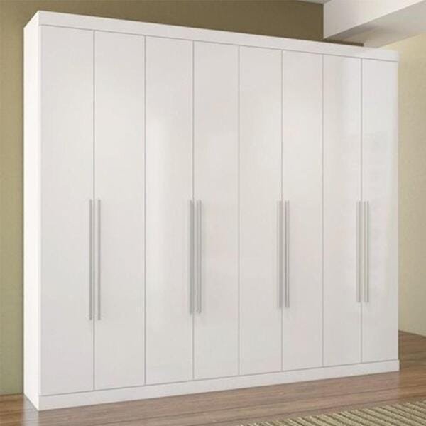 Guarda-Roupa 8 Portas Havana Master 8.4 - Branco - 1