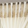 Cortina Tecido Seda Amassada e Voal 3,00 X 2,50M Palha - 3