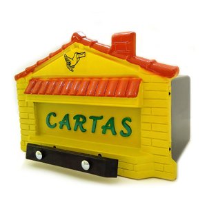 Caixa de Cartas Correio para Portão ou Muros Casinha Frente