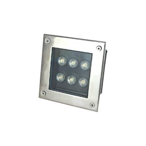 Embutido de Solo Quadrado Led 6W - 6000K