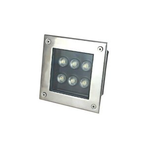 Embutido de Solo Quadrado Led 6w - 6000k