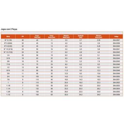 Jogo de Macho Manual Aço Liga Ws - 1" X 8 Unc - Jogo com 2 Peças - Ref. 264,0052 - Rocast - 4