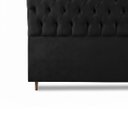 Ver imagem 6 de Cabeceira para Cama Casal Queen Estofada Captone 1,58 Mts Luna Vilajo: Suede Preto
