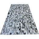 Ver imagem 1 de Tapete de couro preto branco salino 1,50x2,50 s/b pç 3x9cm