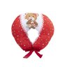 Almofada Amamentação Estampada Bebê Menina com Enchimento e Zíper - Ursa Love Vermelho - 1