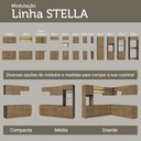 Ver mais imagens de Balcão de Canto 1 Porta (sem Tampo) Rustic Stella Madesa