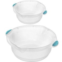 Bacia Plastica 8,6 Litros + Bacia Grande 14 litros 43 cm - 1