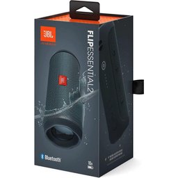 Caixa de Som Portátil JBL Flip Essential 2 com Bluetooth, À Prova D'água – Preto - 7