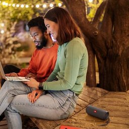 Caixa de Som Portátil JBL Flip Essential 2 com Bluetooth, À Prova D'água – Preto - 8