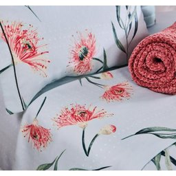 Edredom Casal Queen Dupla Face 100% Cetim Algodão Buque Perfumado 2,40X2,50 Turquesa - 2