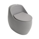 Ver imagem 1 de Vaso Sanitário Monobloco Caixa Acoplada Privada Aquarela Pingoo.casa - Cinza