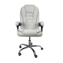 Ver imagem 2 de Cadeira de Escritório Presidente Soft Reclinável Ergonômica - Branco - 2