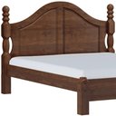 Ver imagem 5 de Cama Queen de Madeira Maciça Clássica para Colchão 158x198 Zahav F06 Café - Lyam Decor