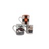 Jogo Caneca Porcelana White Decorada Coffee 150ml 4 Peças - Mundial - 3