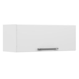 Armário de Cozinha Aéreo Itatiaia Aço Florença 1 Porta Horizontal Branco Neve - 1