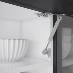 Armário de Cozinha Aéreo Itatiaia Aço Florença 1 Porta Horizontal Branco Neve - 3