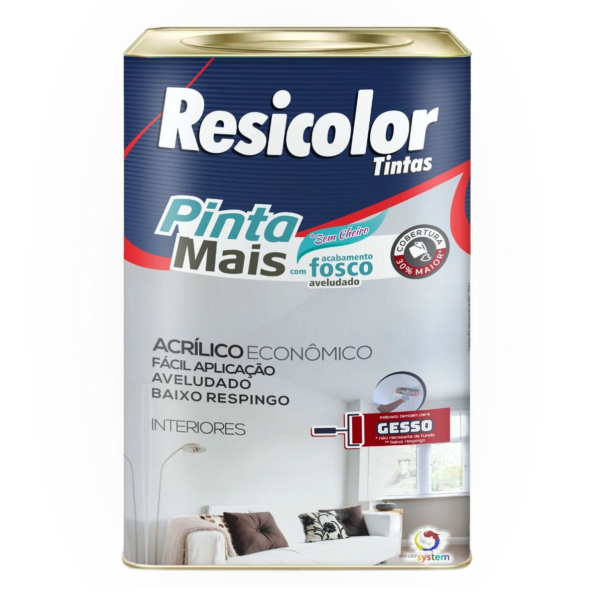 Acrílico Pinta Mais Branco 18l | Resicolor