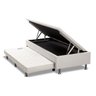 Cama Box Bau Solteiro com Auxiliar Semi Ortopedica Suede 088x188:cafecomleite - 3