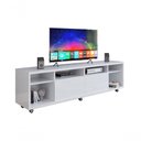 Ver imagem 1 de Rack para Tv Arizona 1.8 1p Branco Brilho - Moveisaqui