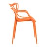 Kit 10 Cadeiras Masters Allegra - Laranja - 3