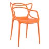 Kit 10 Cadeiras Masters Allegra - Laranja - 1