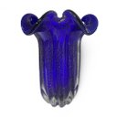 Ver imagem 1 de Vaso em Murano na Cor Azul Galáxia - 26x23x23cm