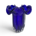 Ver imagem 3 de Vaso em Murano na Cor Azul Galáxia - 26x23x23cm