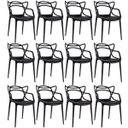 Ver imagem 1 de Kit 12 Cadeiras Masters Allegra - Preto