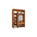 Ver imagem 3 de Guarda Roupa Multiuso Quarto Solteiro Belize 100% Mdf - Nature/offwhite