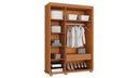 Ver imagem 3 de Guarda Roupa Multiuso Quarto Solteiro Belize 100% Mdf - Nature/offwhite