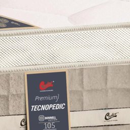 Colchão Box Solteiro Castor Premium Tecnopedic One Face Bege 88x188x30 - 3