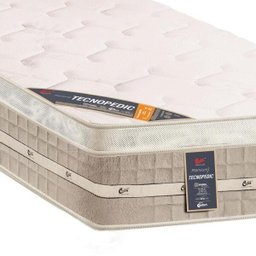 Colchão Box Solteiro Castor Premium Tecnopedic One Face Bege 88x188x30 - 2