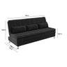 Sofá Cama Casal Luma 1,90m - Xflex Sofás - 2