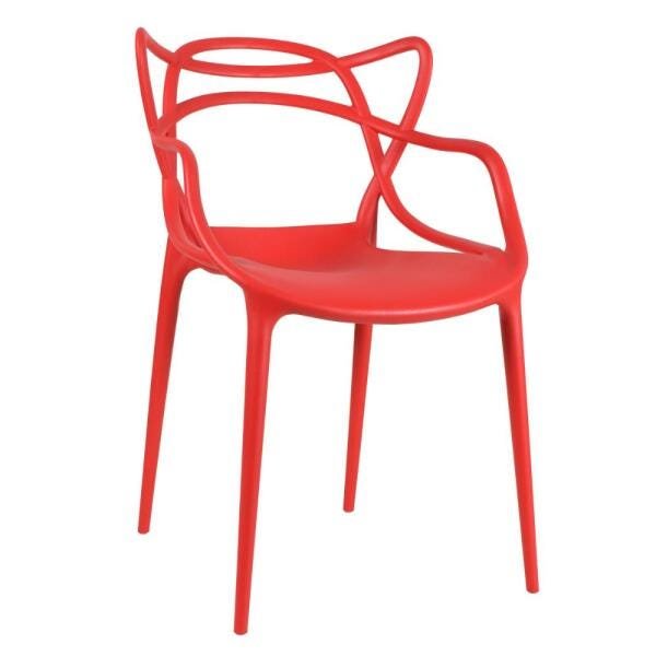 Kit 5 Cadeiras Masters Allegra - Vermelho - 2