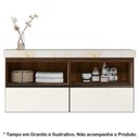 Ver imagem 5 de Conjunto 02 Balcoes Para Banheiro Cj14 Amendoa Off White