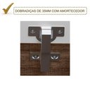 Ver imagem 2 de Conjunto 02 Balcoes Para Banheiro Cj14 Amendoa Off White