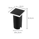 Ver imagem 2 de Embutido de Solo Led Nordecor Quadrado Siva 6582 1w Bivolt Preto 3000k Luz Amarela