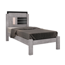 Ver imagem 2 de Cama Solteiro Quarto Madeira Mdf com Pés Resistente Amanda:cinza